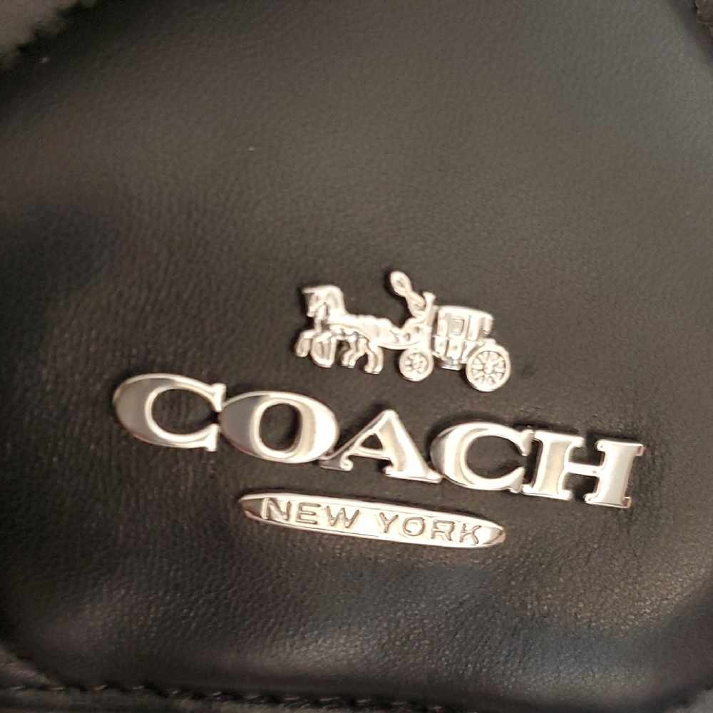 Coach Klare 25 Black Napa Leather Puffy Diamond Quilted Crossbody Shoulder CJ611 - Picture 16 of 16